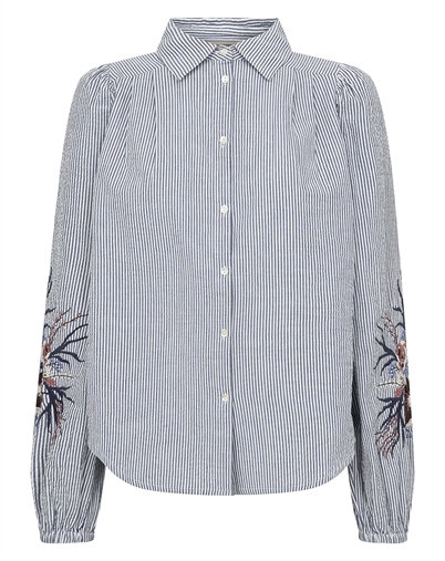 Mos Mosh - MMCiu Oxfo Hemd - Crown Blue